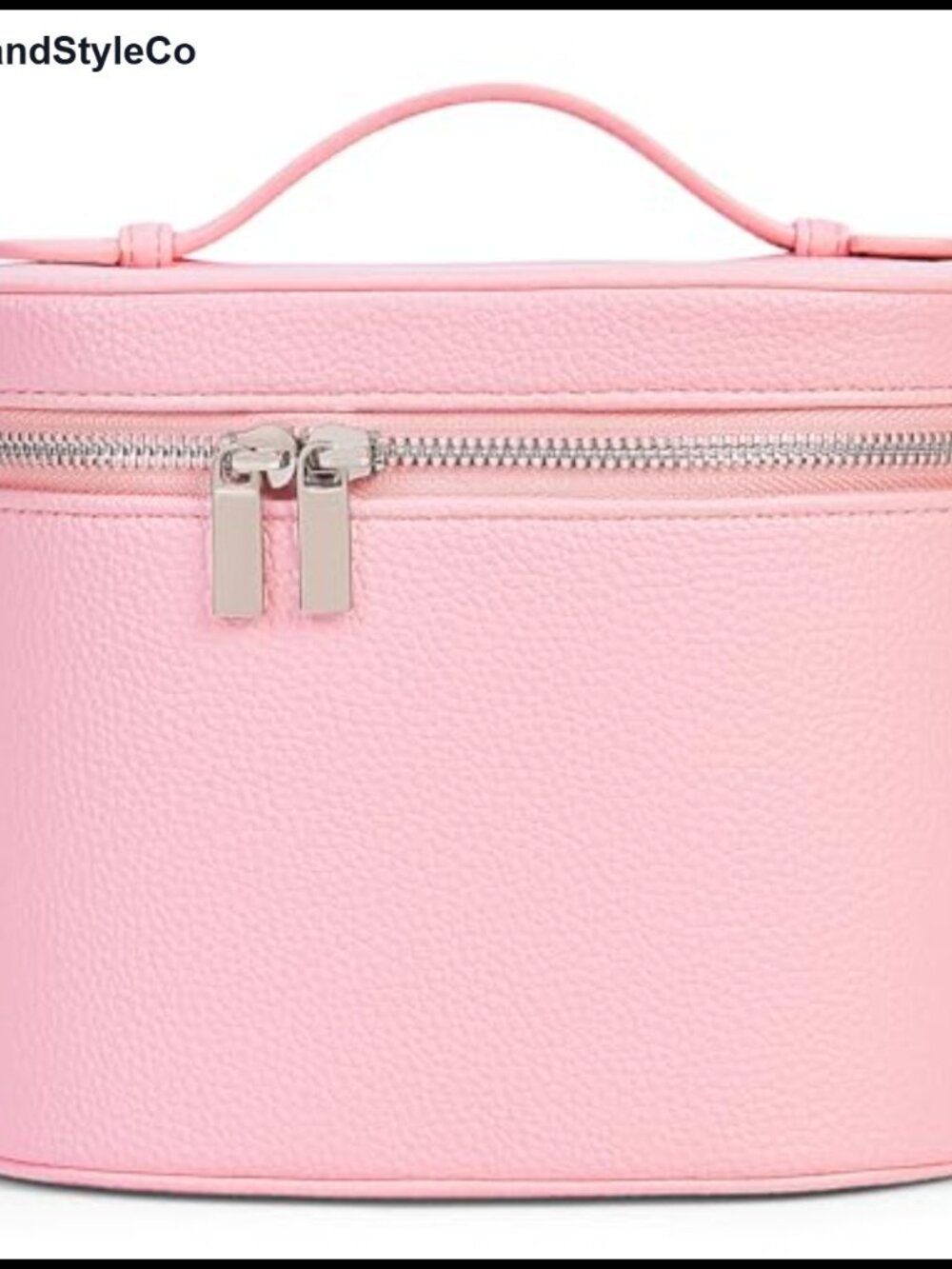 PU Leather Makeup Bag Vanity Case Travel Toiletry Organizer with Removable